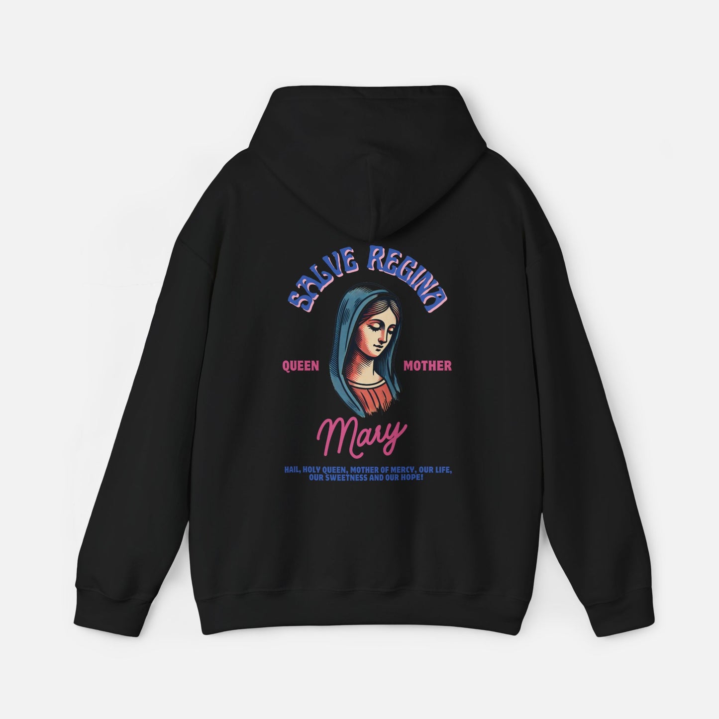 Salve Regina Mary Heavy Hoodie