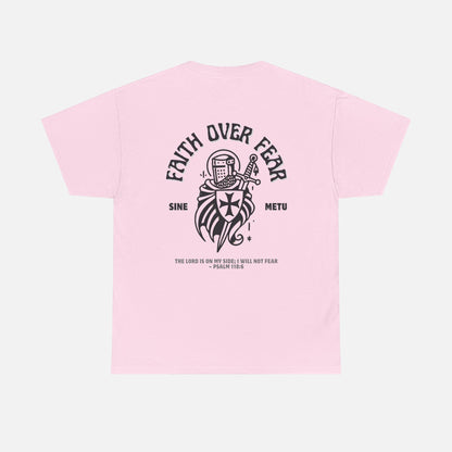 Faith Over Fear Heavy Cotton Tee - Adult