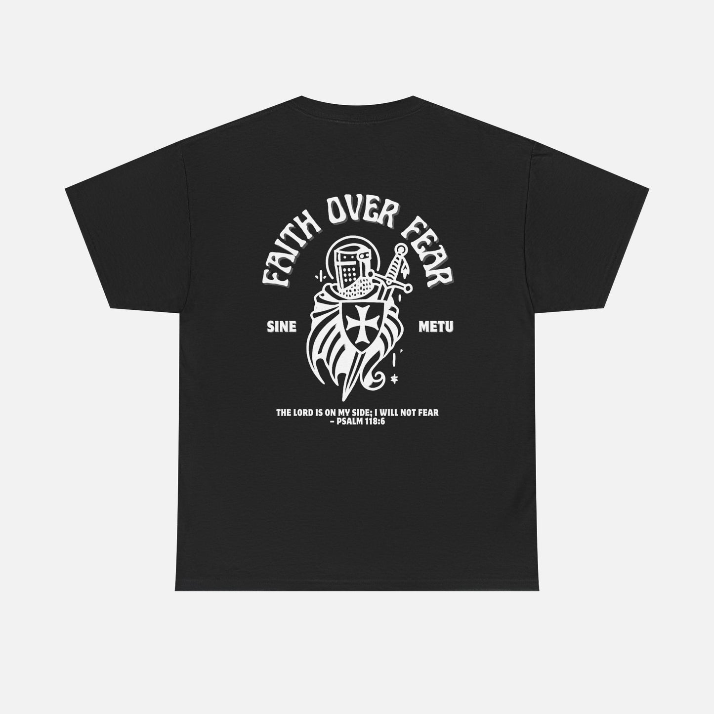 Faith Over Fear Heavy Cotton Tee - Adult