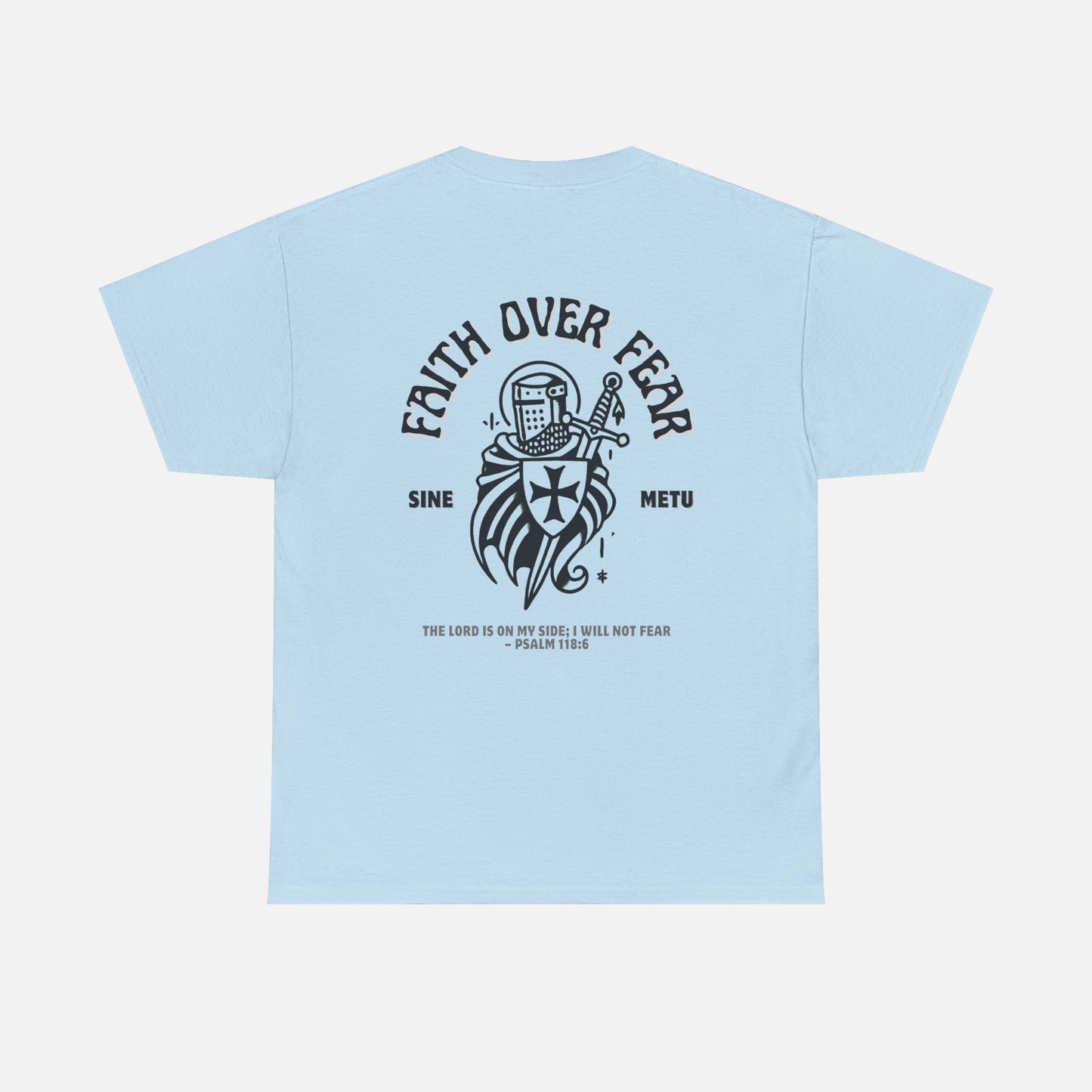 Faith Over Fear Heavy Cotton Tee - Adult
