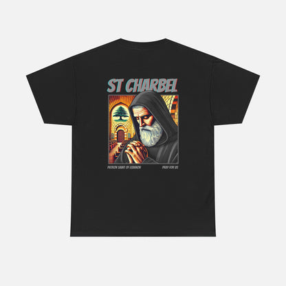 St Charbel Comic Heavy Cotton Tee - Adult