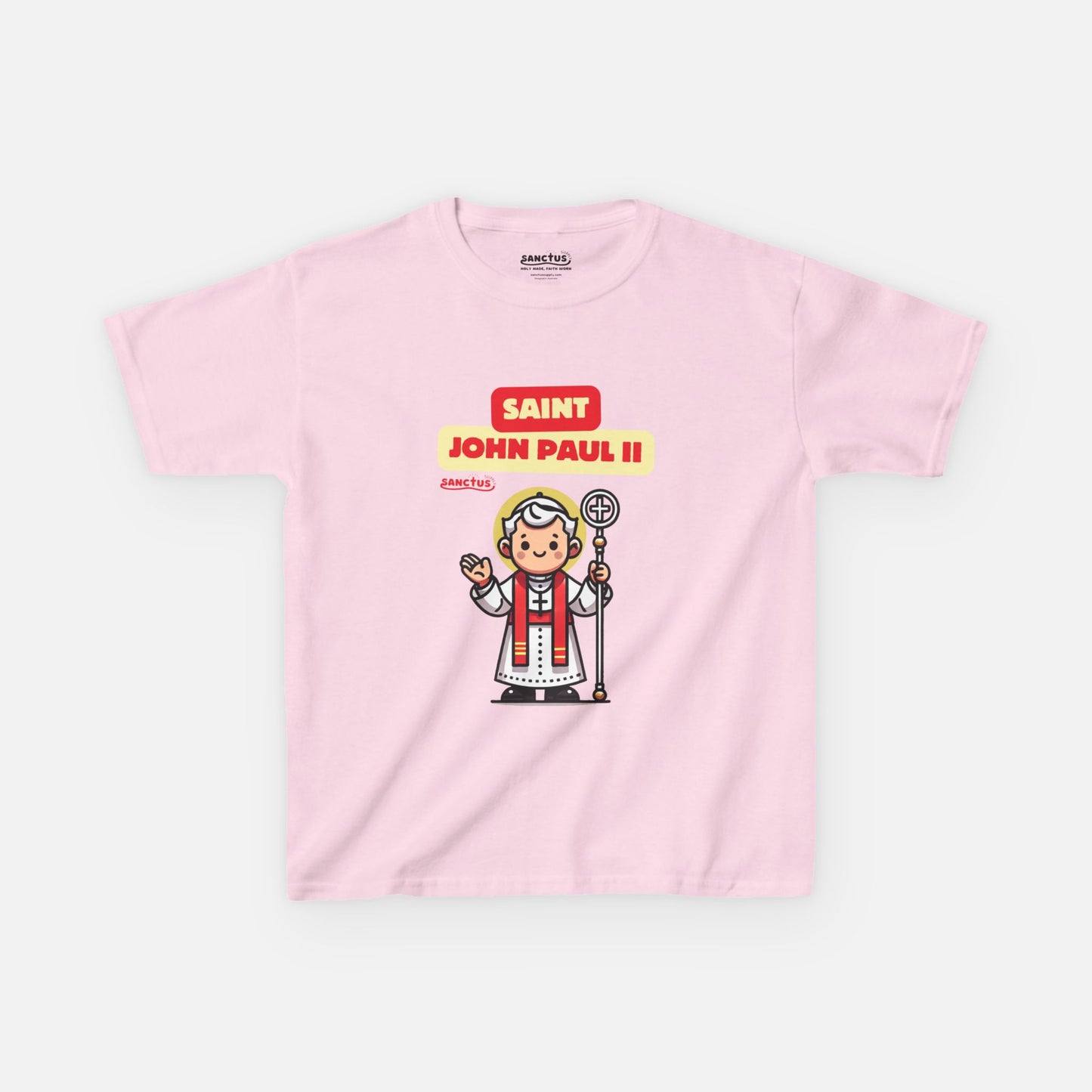 Saint John Paul II Heavy Cotton Tee - Junior