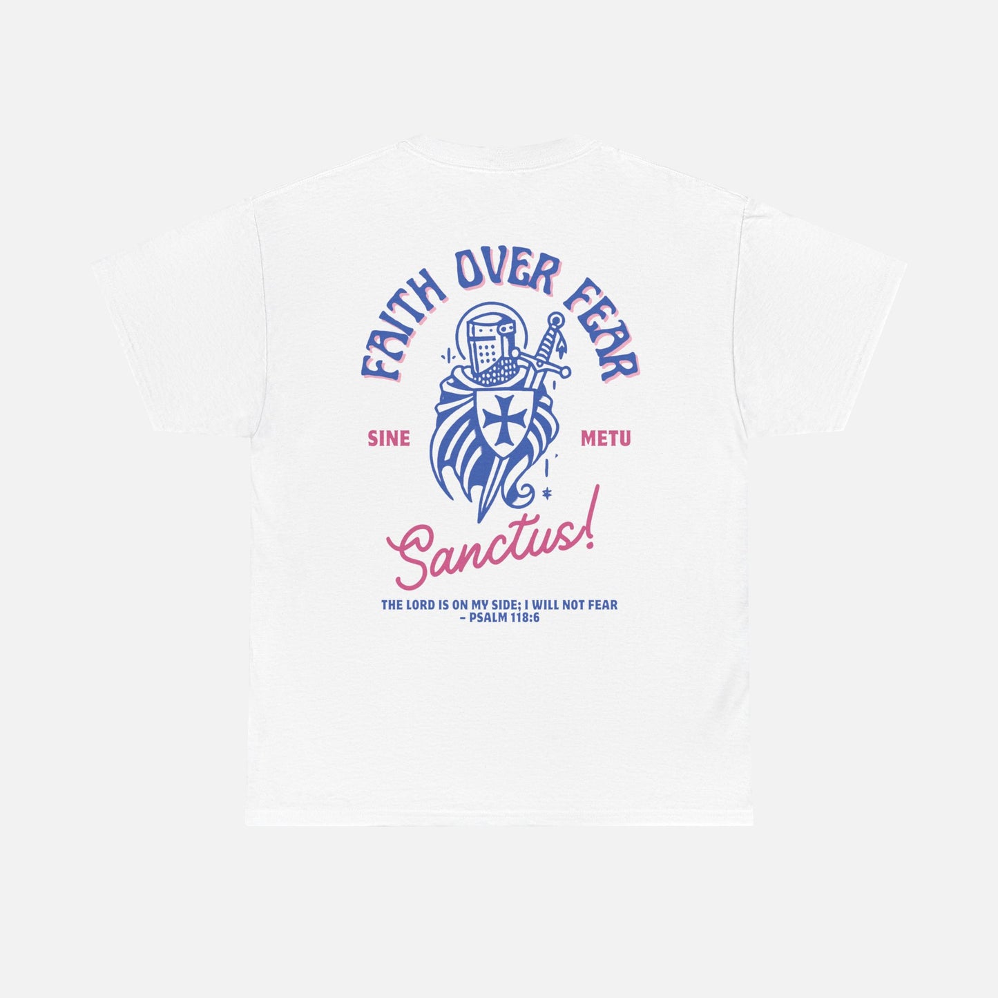Faith Over Fear Heavy Cotton Tee - Adult