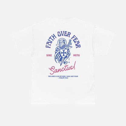 Faith Over Fear Heavy Cotton Tee - Adult