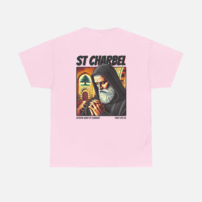 St Charbel Comic Heavy Cotton Tee - Adult