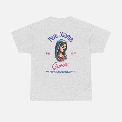 Ave Maria Mary Heavy Cotton Tee - Adult