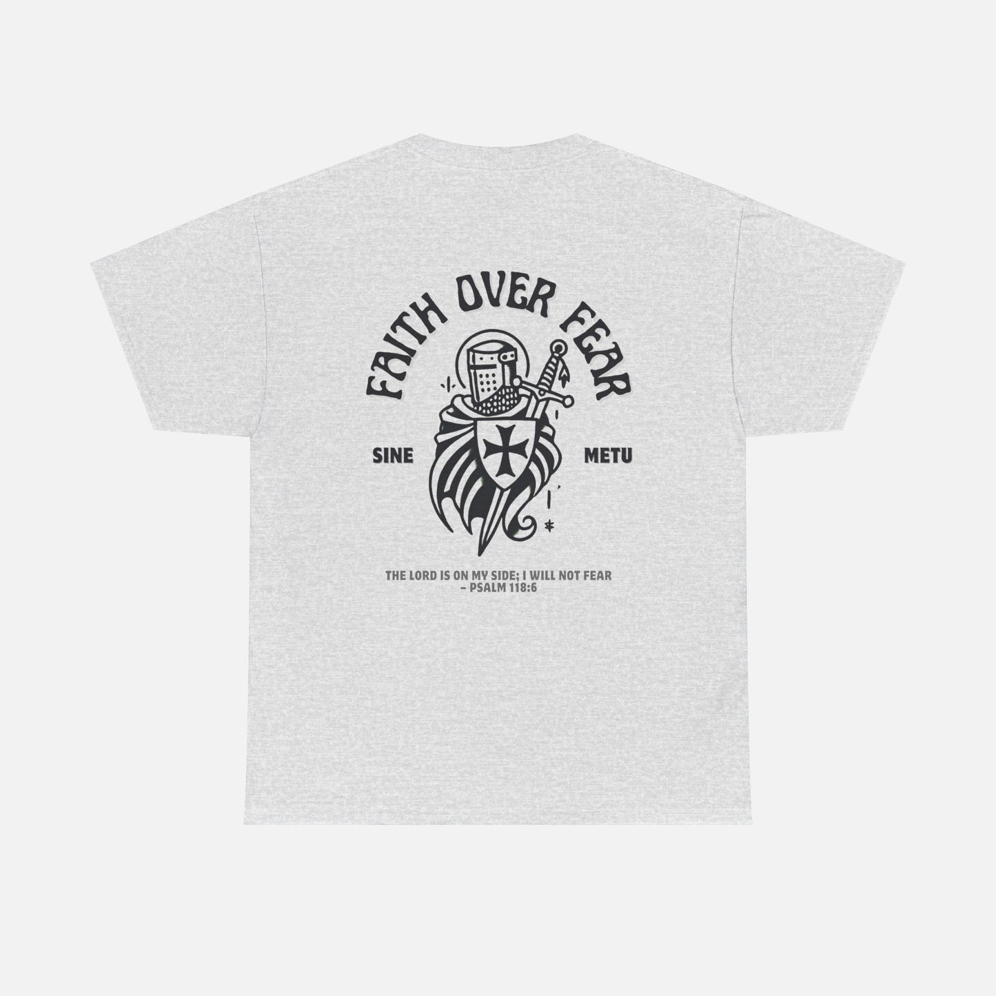 Faith Over Fear Heavy Cotton Tee - Adult
