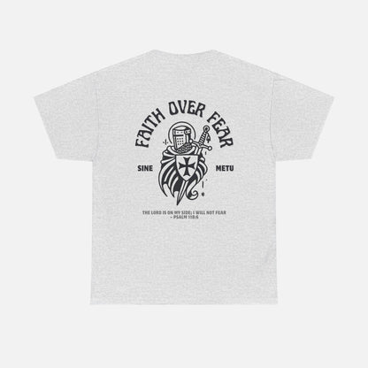 Faith Over Fear Heavy Cotton Tee - Adult