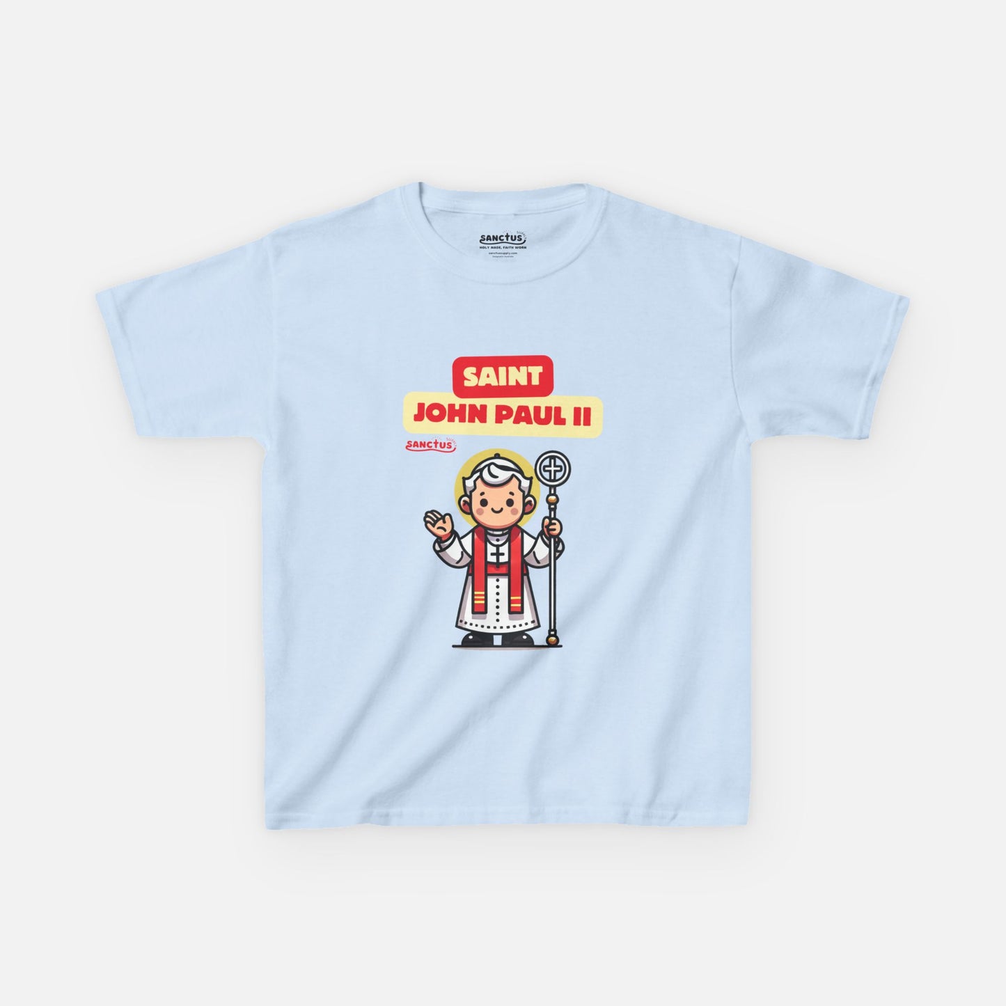 Saint John Paul II Heavy Cotton Tee - Junior