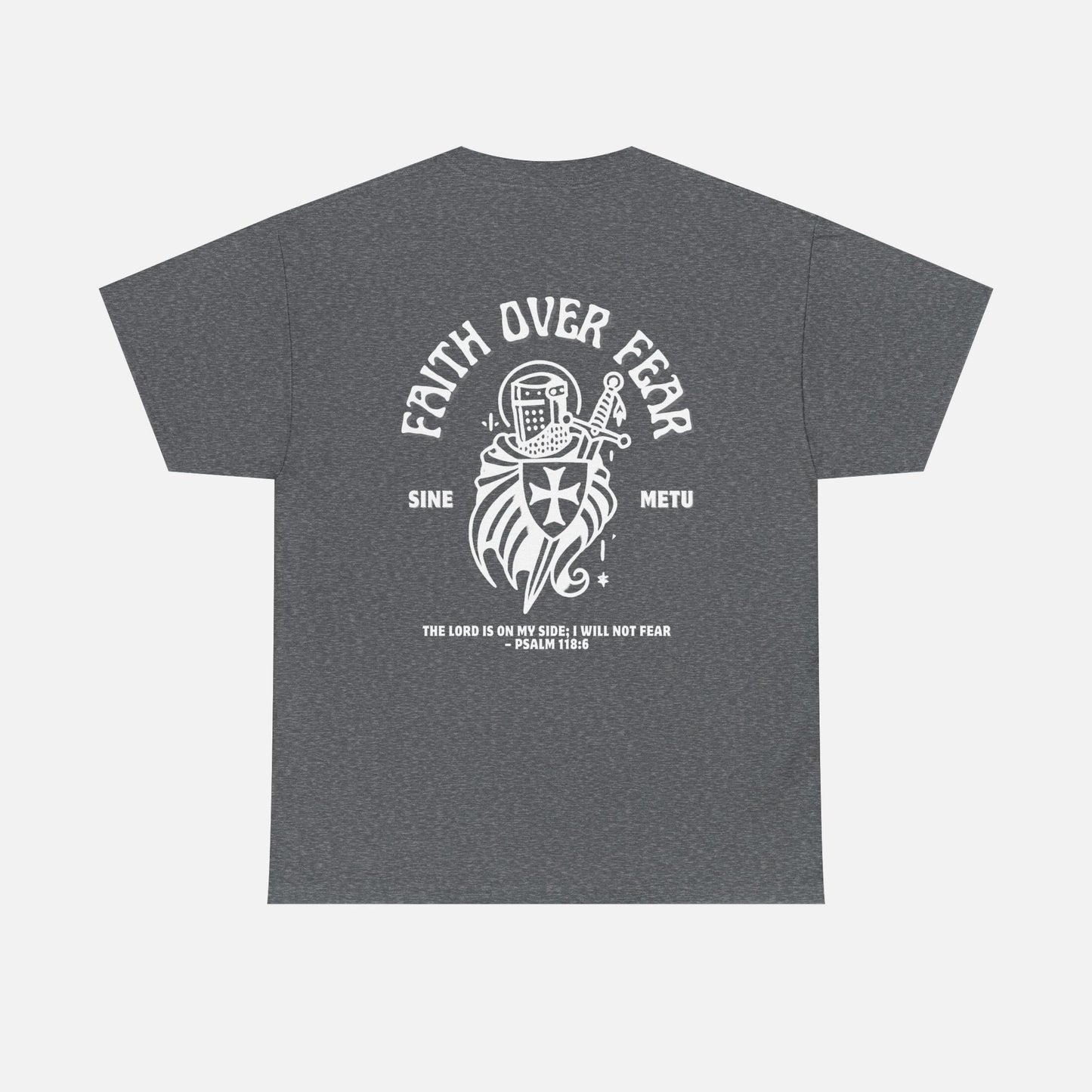 Faith Over Fear Heavy Cotton Tee - Adult