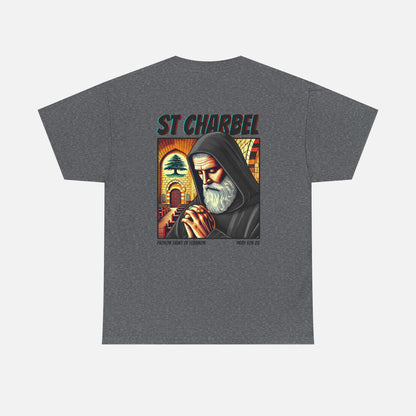 St Charbel Comic Heavy Cotton Tee - Adult